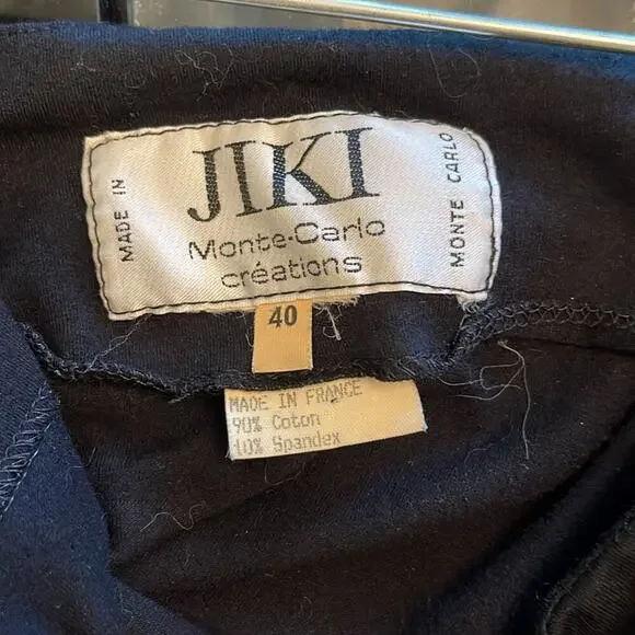 Skirt Jiki Monte Carlo made in France. Back zip size 40 . Cross cross front - Picture 3 of 3